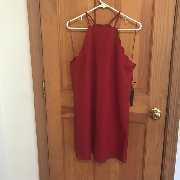 Lulu's Red Mini Dress - Picture 2 of 3